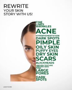 Acne Scars Free Clean Glass Skin